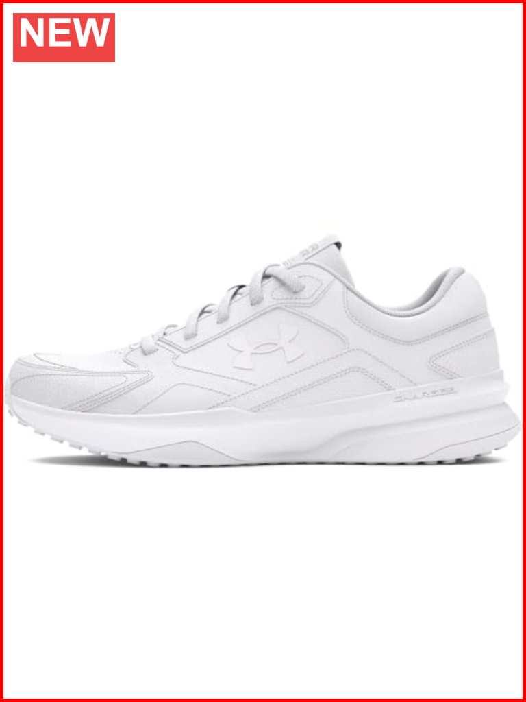 Leather Lace-Up Athletic Sneakers Running Shoes